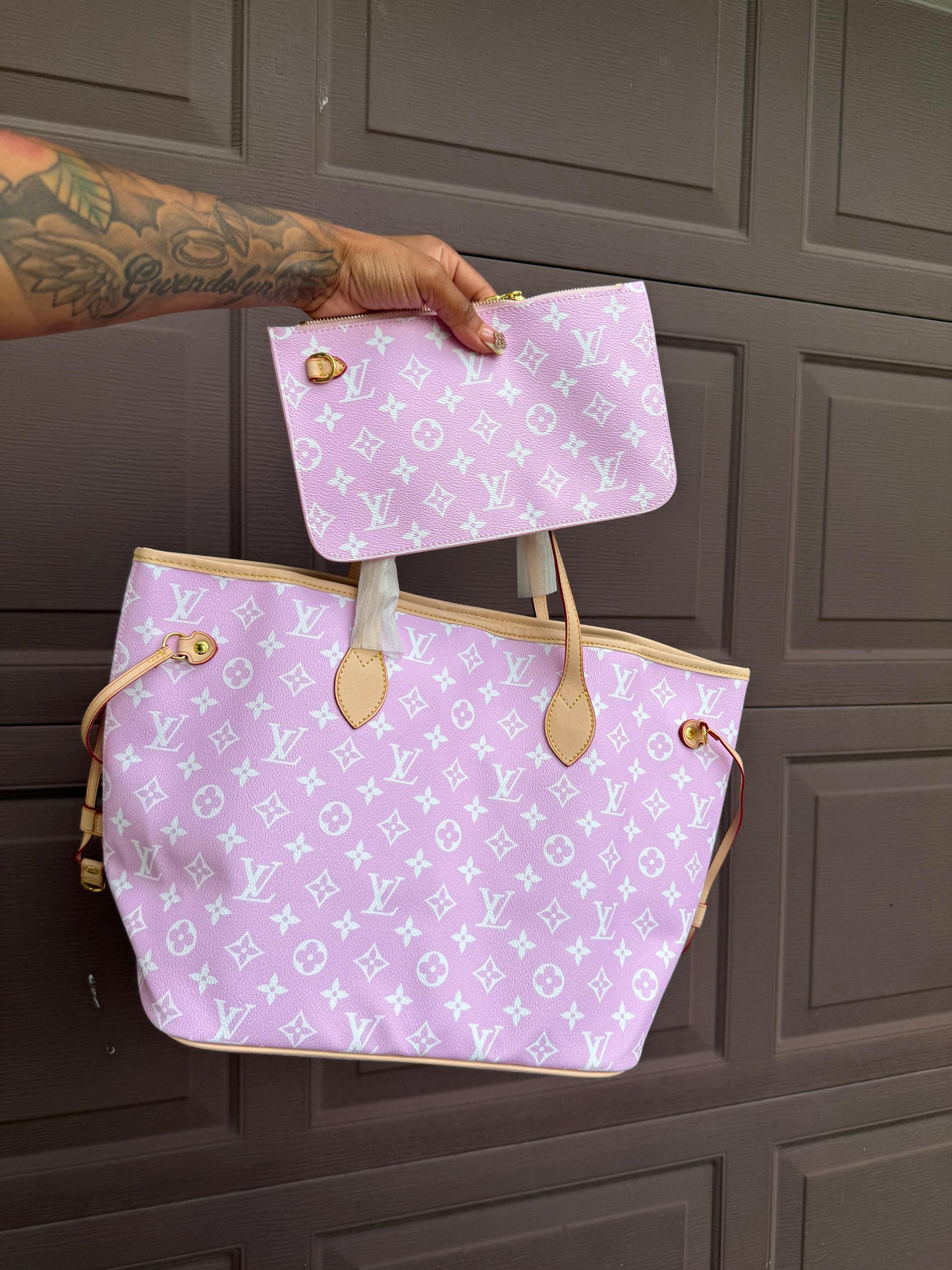 LV pink luxury handbag with elegant design, perfect for stylish fashion accessories and premium brand enthusiasts