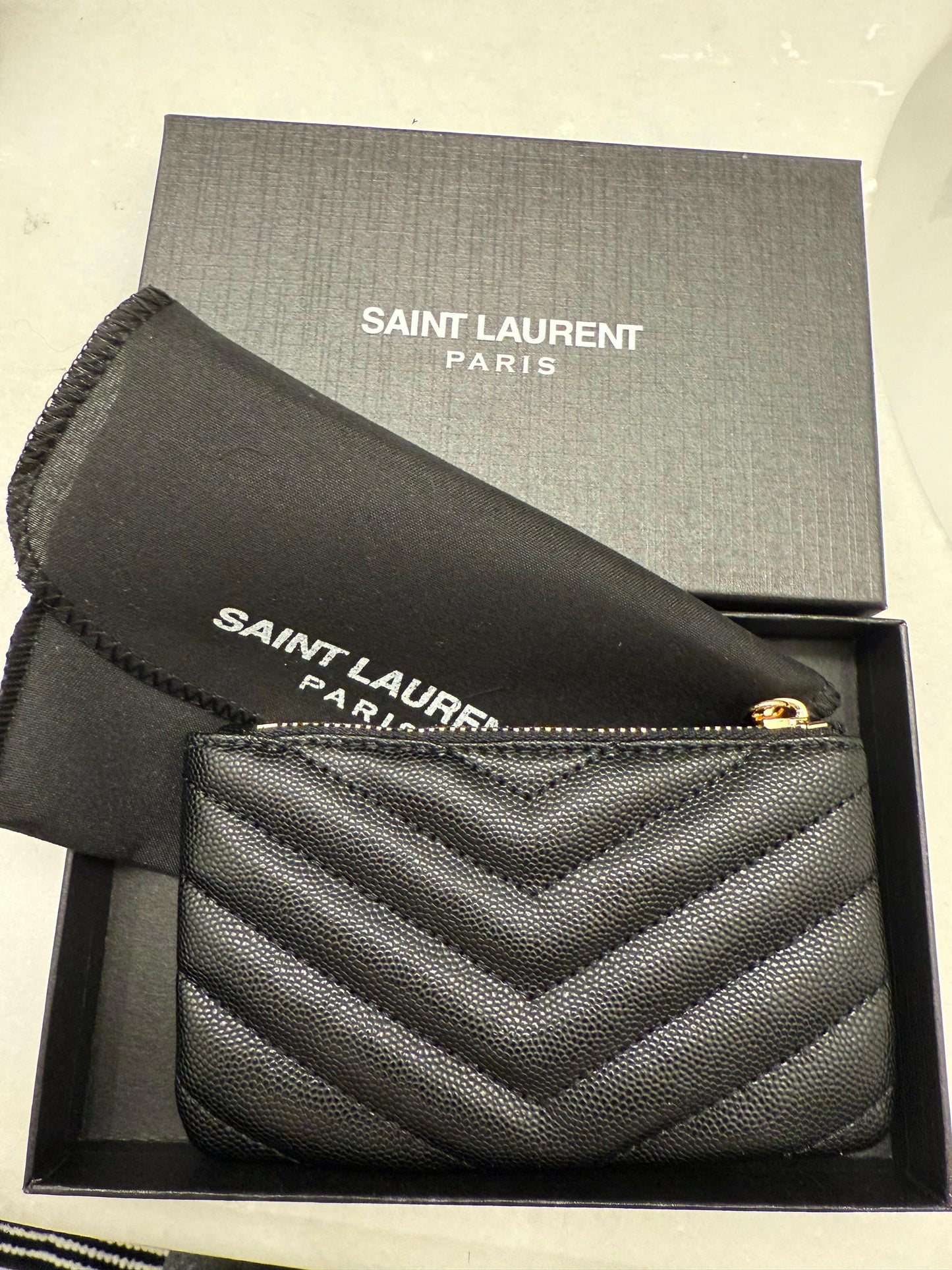 YSL Keychain Wallet