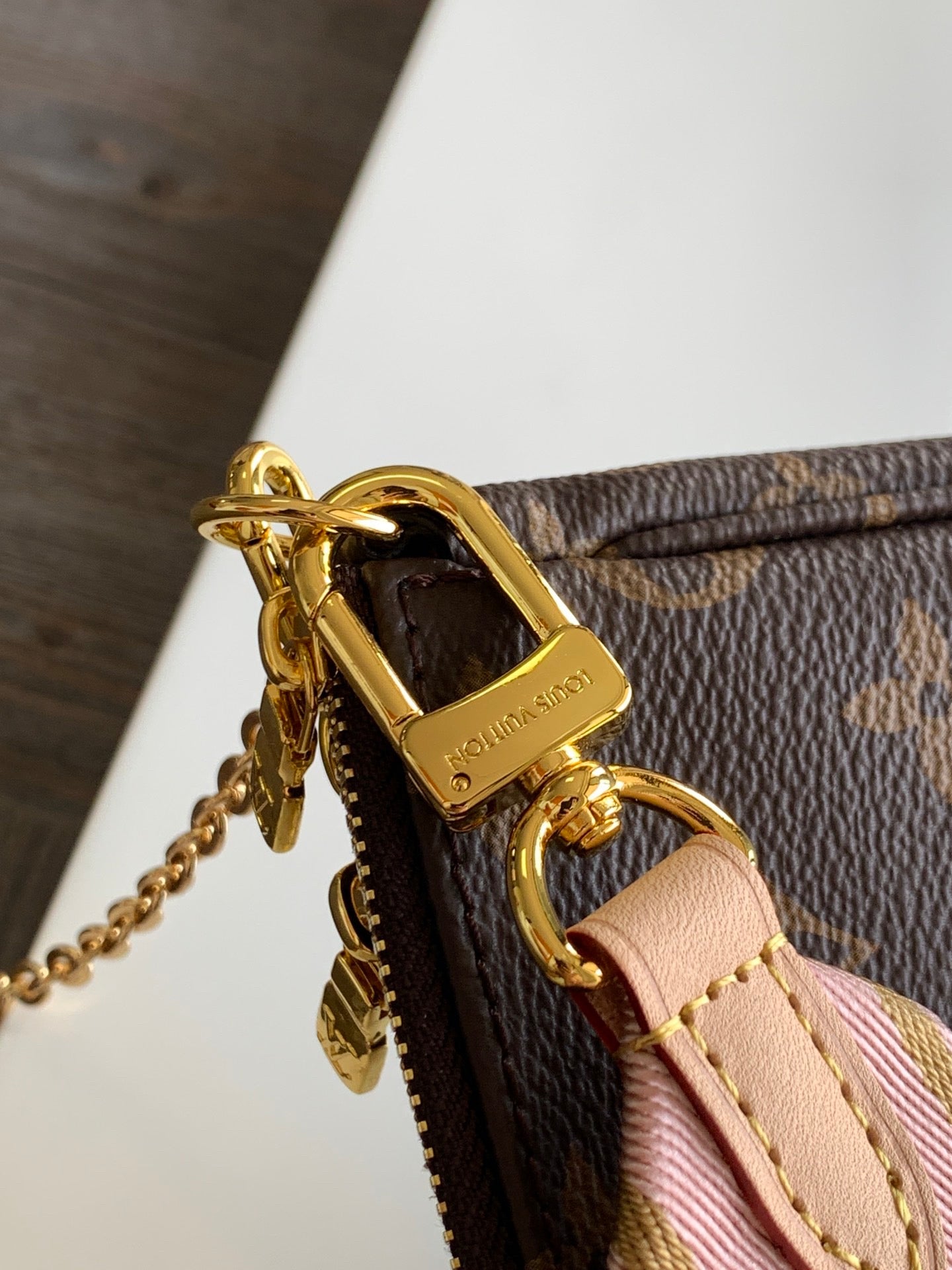 Blush Luxe Pochette Bag