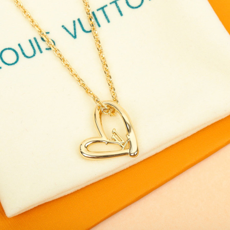 LV Heart Earring & Necklace Set