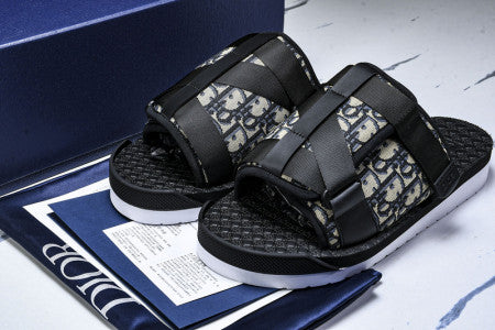Dior Slides Blue/Wht