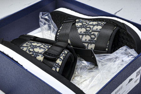 Dior Slides Blue/Wht