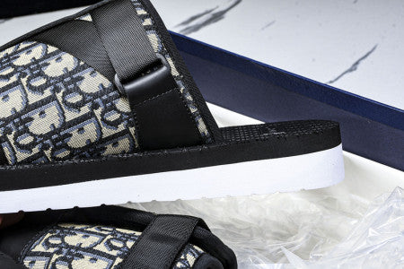 Dior Slides Blue/Wht