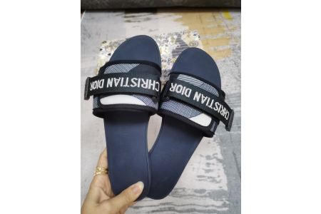 Dior Slides - Blue/Blk