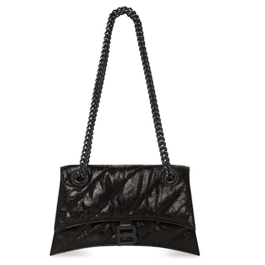 Midnight Quilted Chain Shoulder Bag