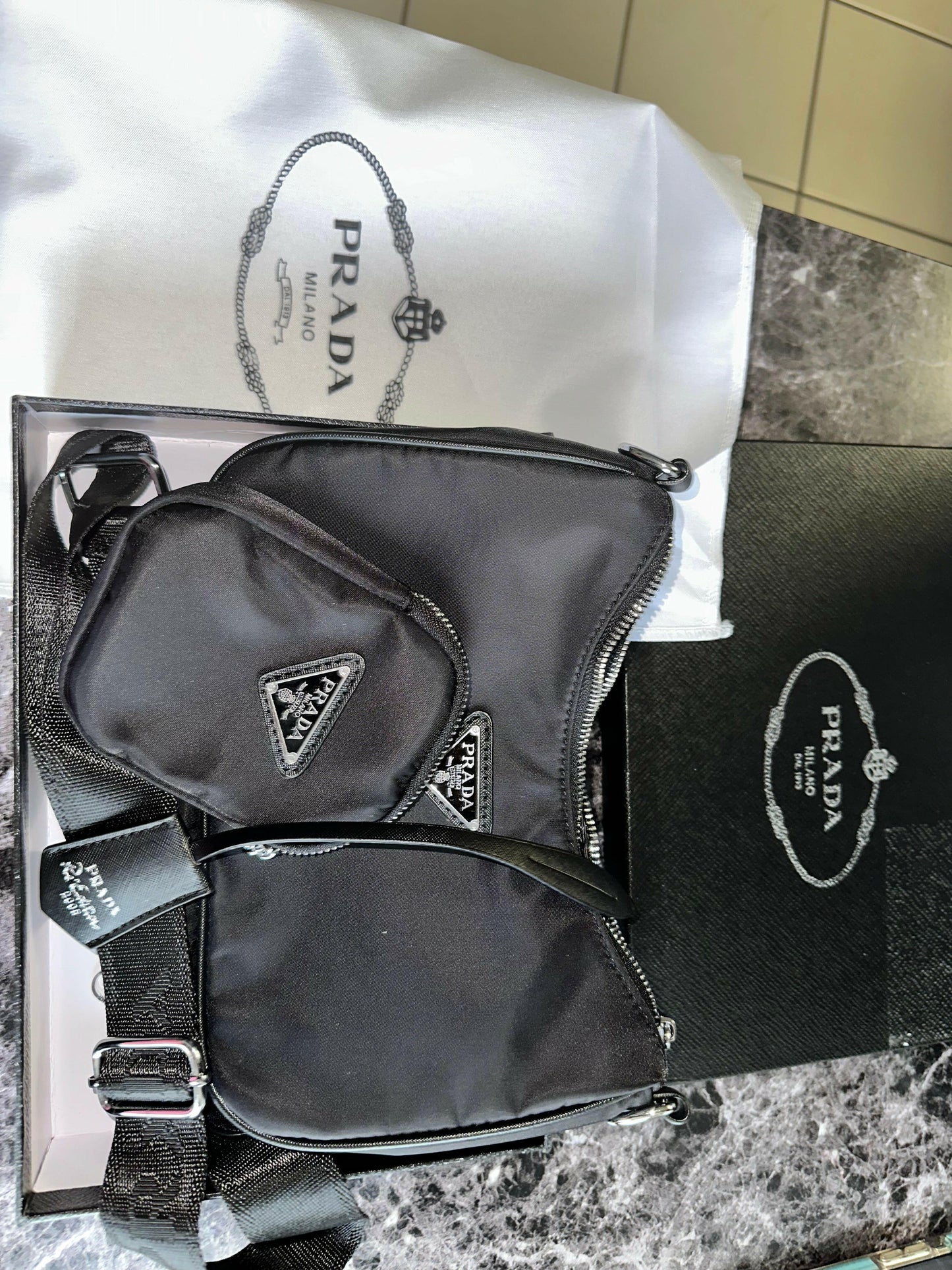 Prada Small Chain Crossbody Bag