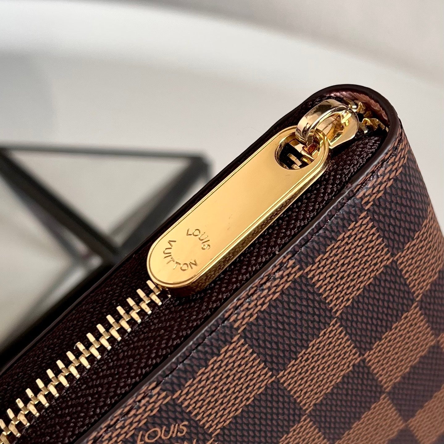 Checkered LV Wallet